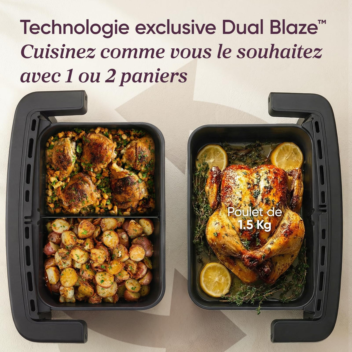COSORI Dual Blaze TwinFry™ Compact 8,6 L Air Fryer