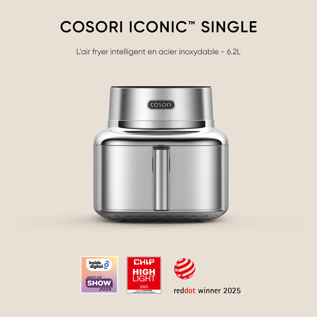 COSORI ICONIC™ Single 6,2 L Air Fryer
