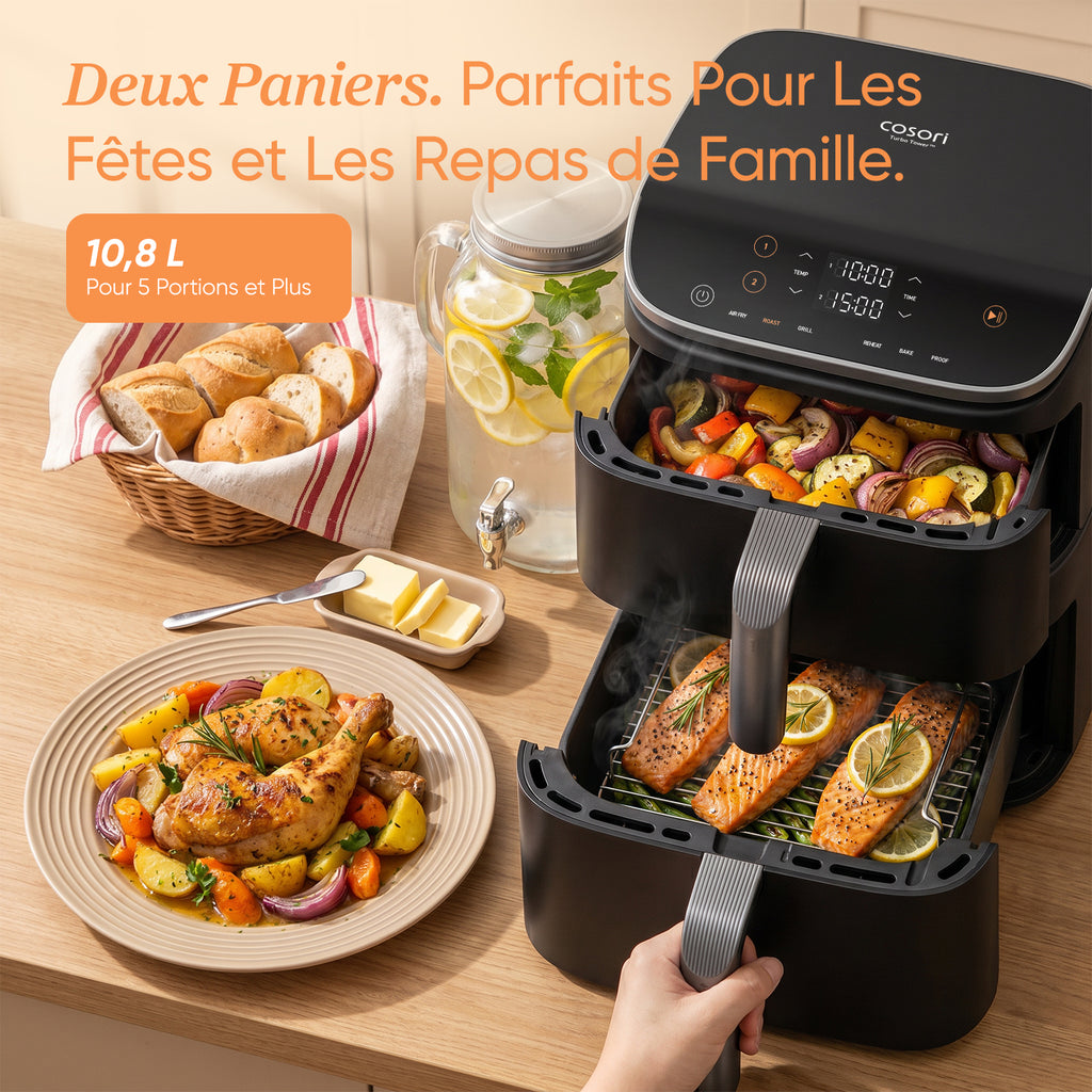 COSORI Turbo Tower™ 10,8 L Air Fryer