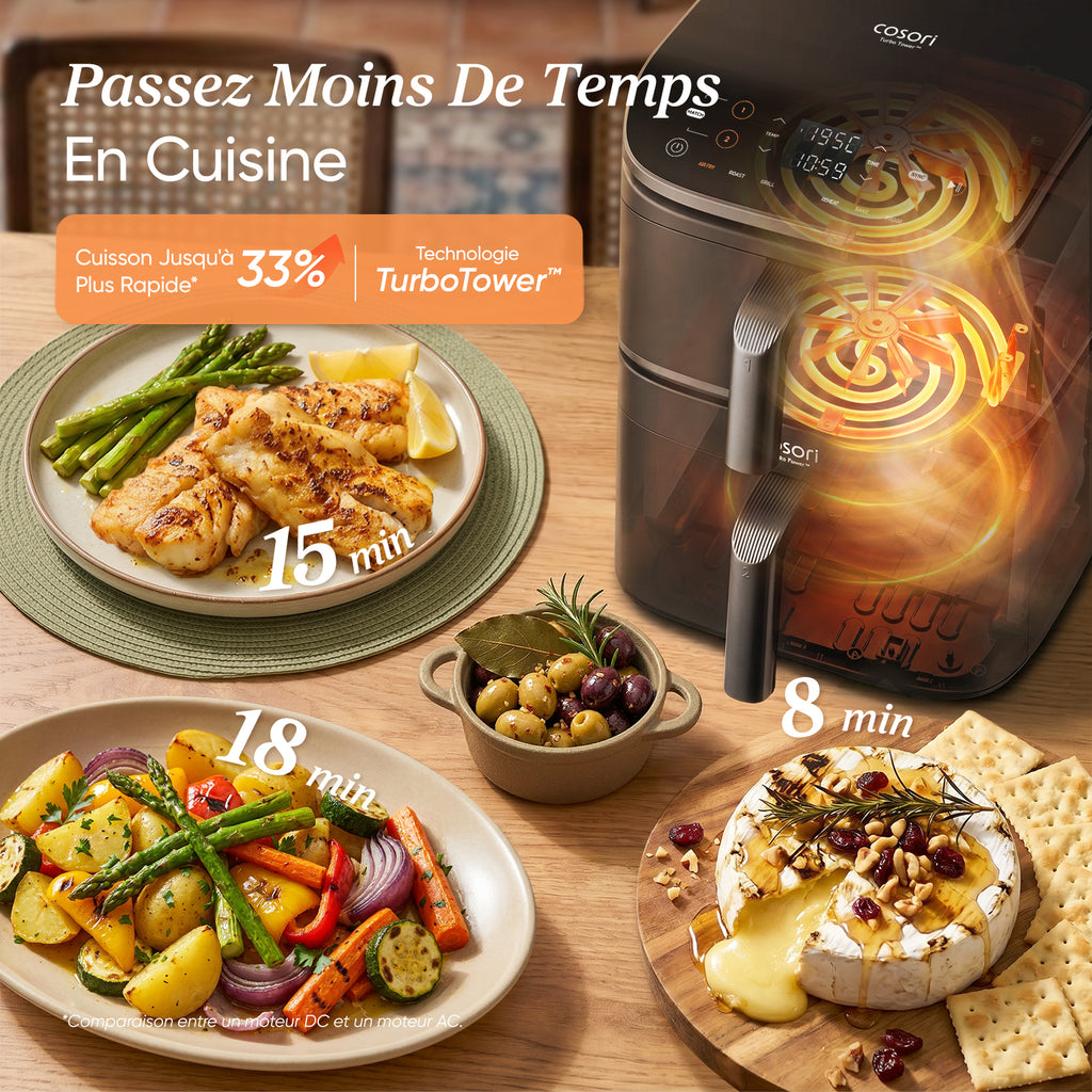 COSORI Turbo Tower™ 10,8 L Air Fryer