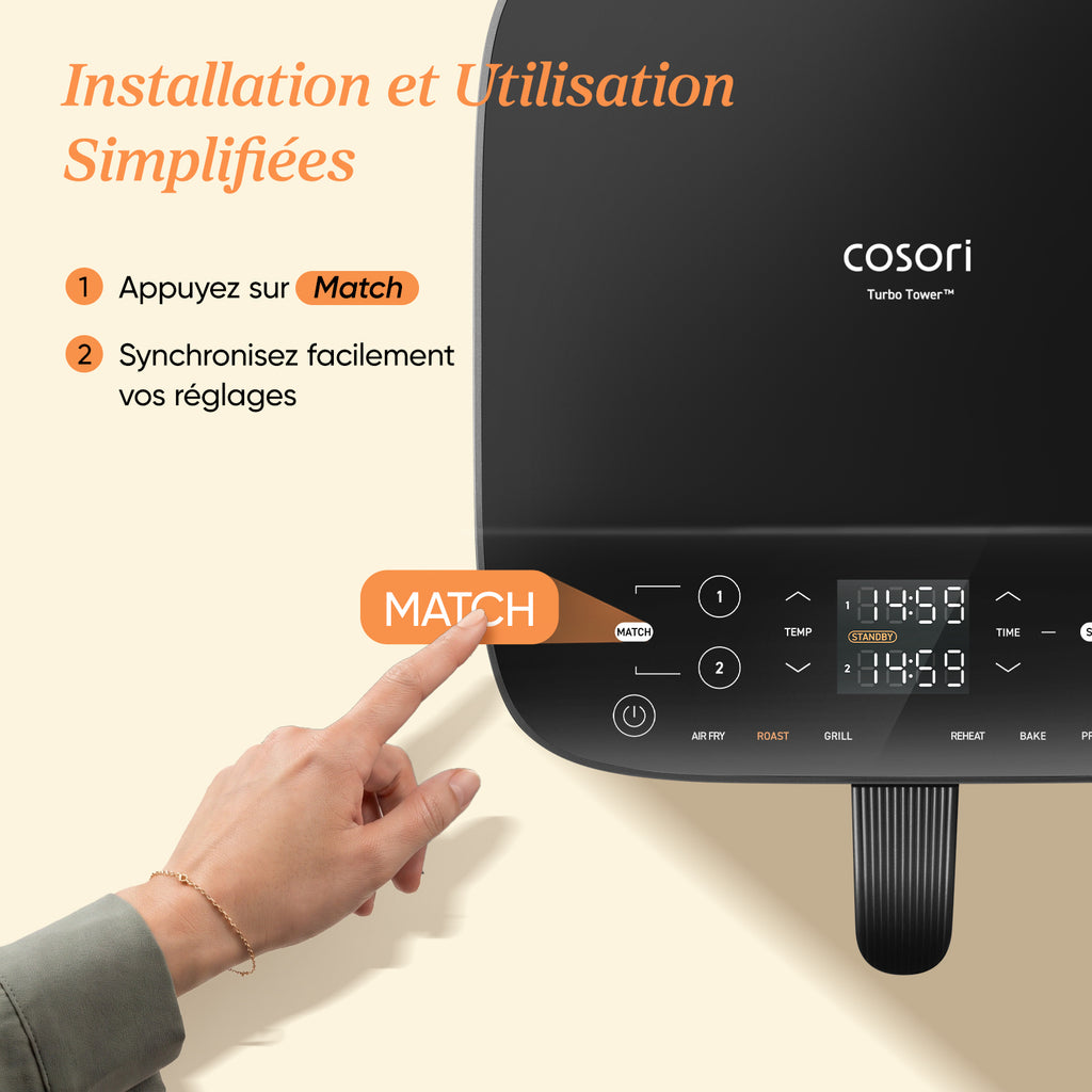 COSORI Turbo Tower™ 10,8 L Air Fryer