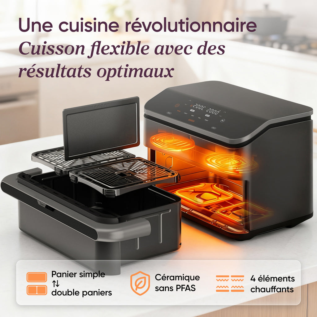COSORI Dual Blaze TwinFry™ 10 L Air Fryer – Ceramic