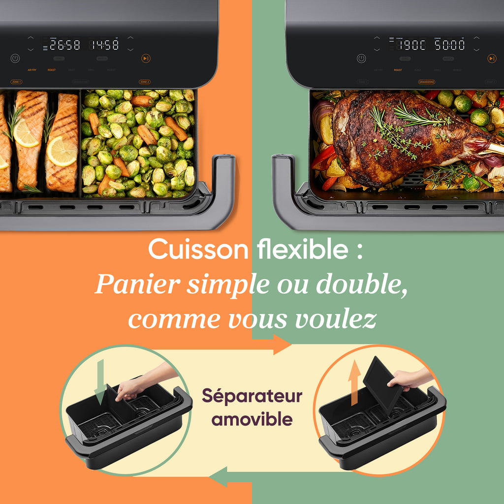 COSORI Dual Blaze TwinFry™ 10 L Air Fryer – Ceramic