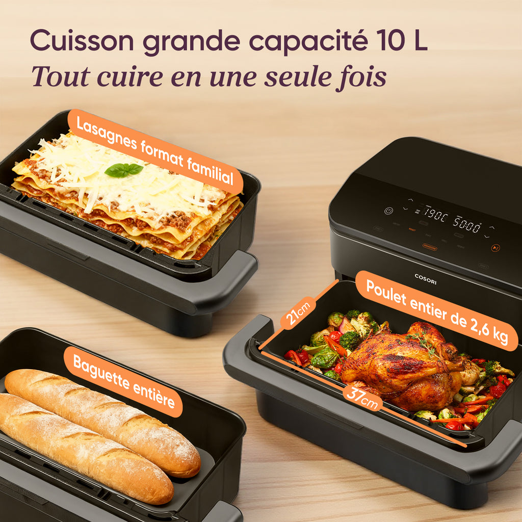 COSORI Dual Blaze TwinFry™ 10 L Air Fryer – Ceramic